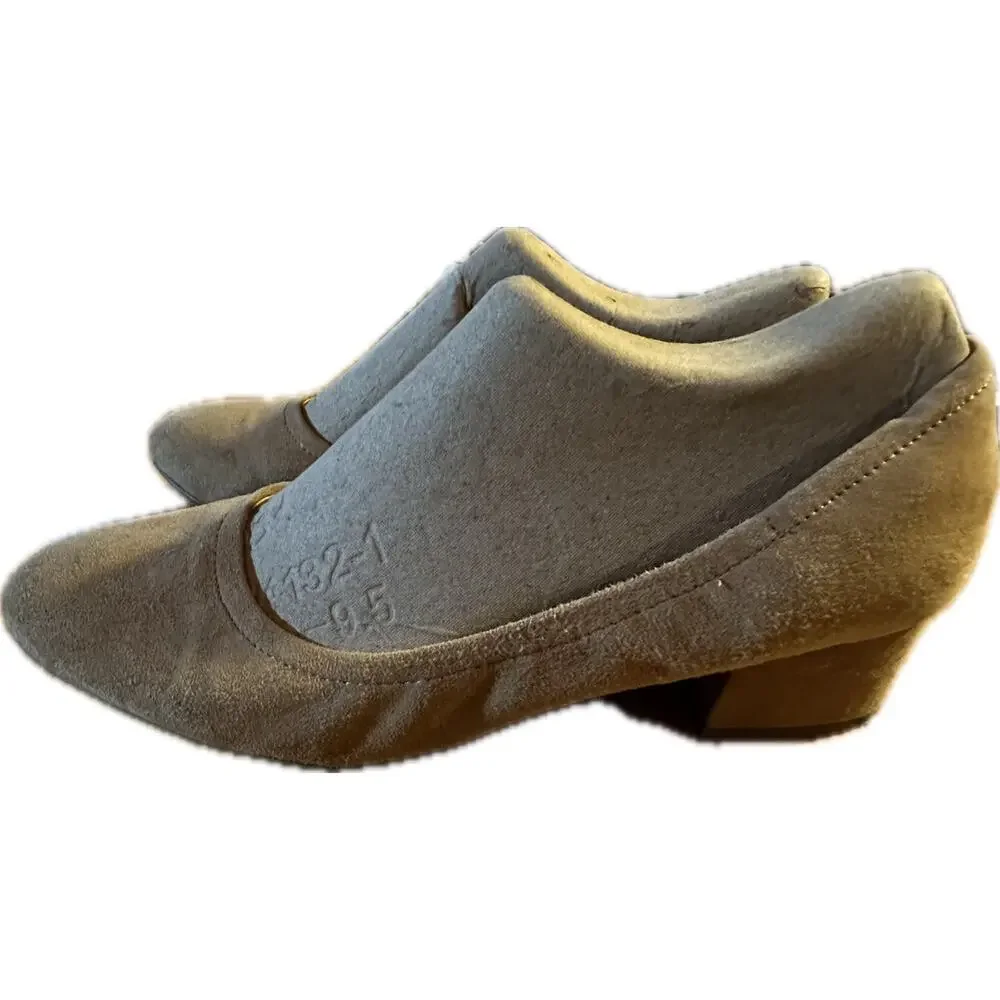 Franco Sarto Women's Slip-On Shoes Brown Suede Size 9.5‎ Casual